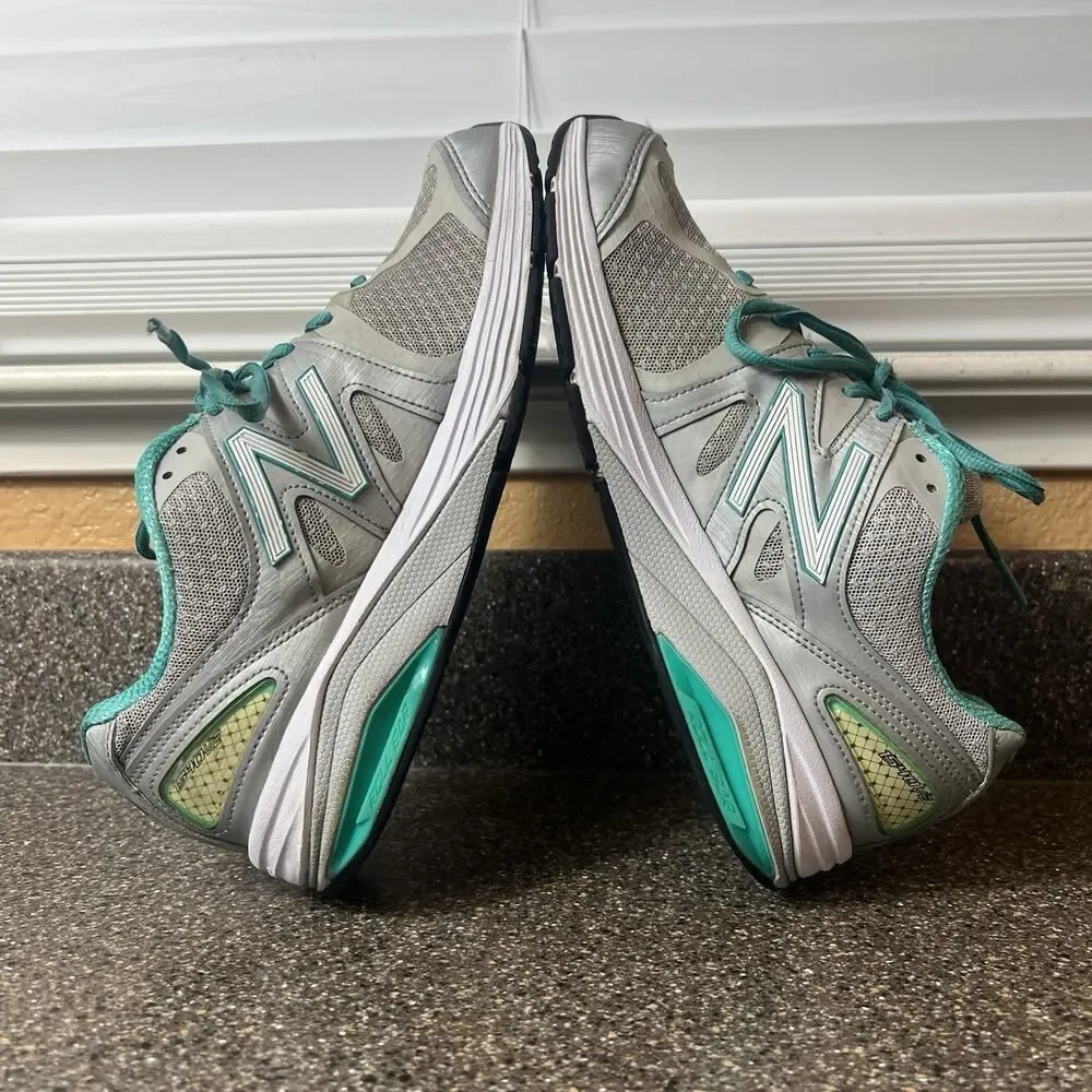 New Balance 1540v2 Trail Running Shoe Gray Green Womens 8 D Wide Lace Up Low USA